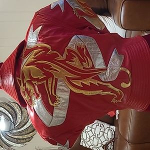 Vintage Michael Hoban North Beach Leather Jacket 7/8 and pants size 9/10